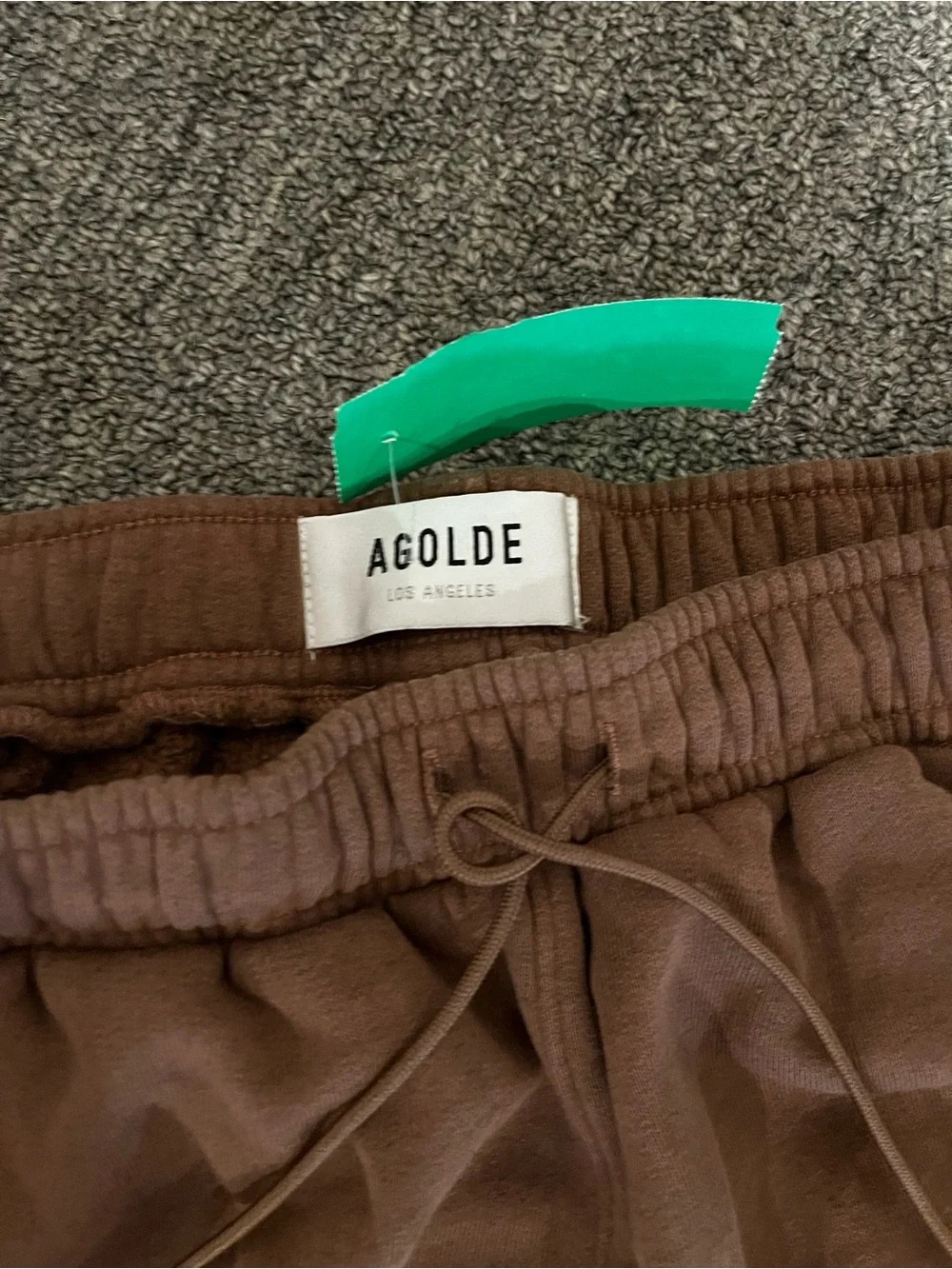 Agolde Brown Cargo Sweat Pants Size XS